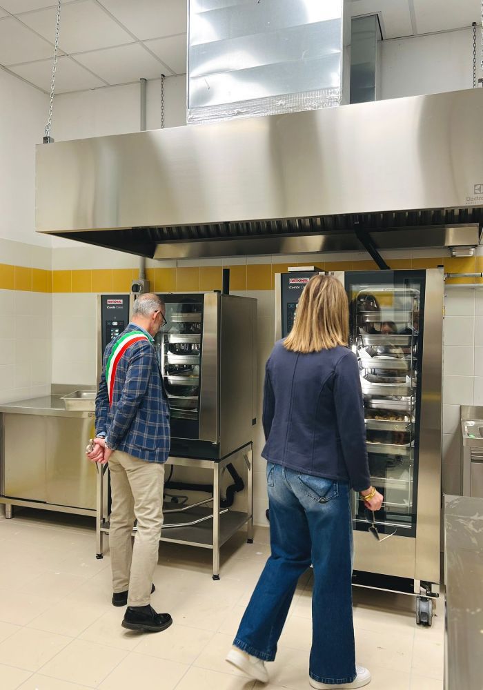 Inaugurato il nuovo centro cottura di Borgosesia