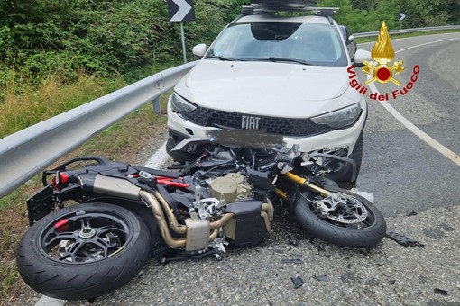 incidente auto moto cremosina