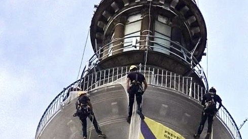 ponteggio guglia cupola