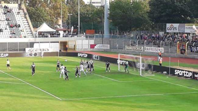 Calcio svizzero, pareggio in extremis del Lugano nel recupero con il San Gallo